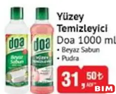 DOA YÜZEY TEMİZLEYİCİ 1000 ML DOA YÜZEY TEMİZLEYİCİ 1000 ML